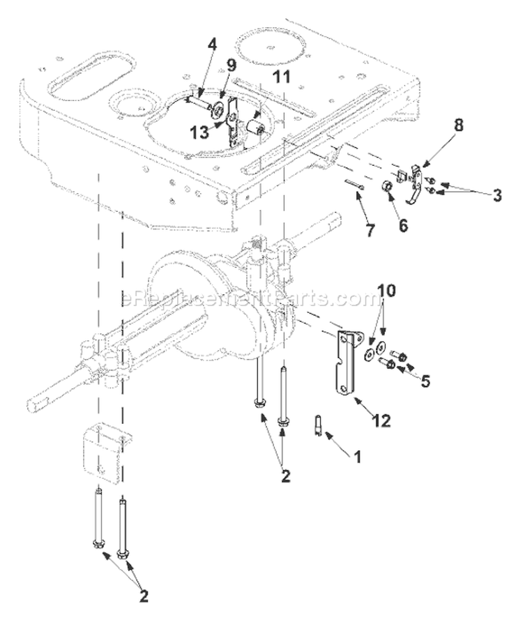 Page L Diagram and Parts List for 13A-344-701 2004 Yard Man Lawn Tractor